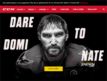 Tablet Screenshot of ccmhockey.com